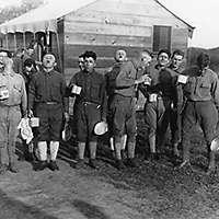 vintage photo during influenza outbreak