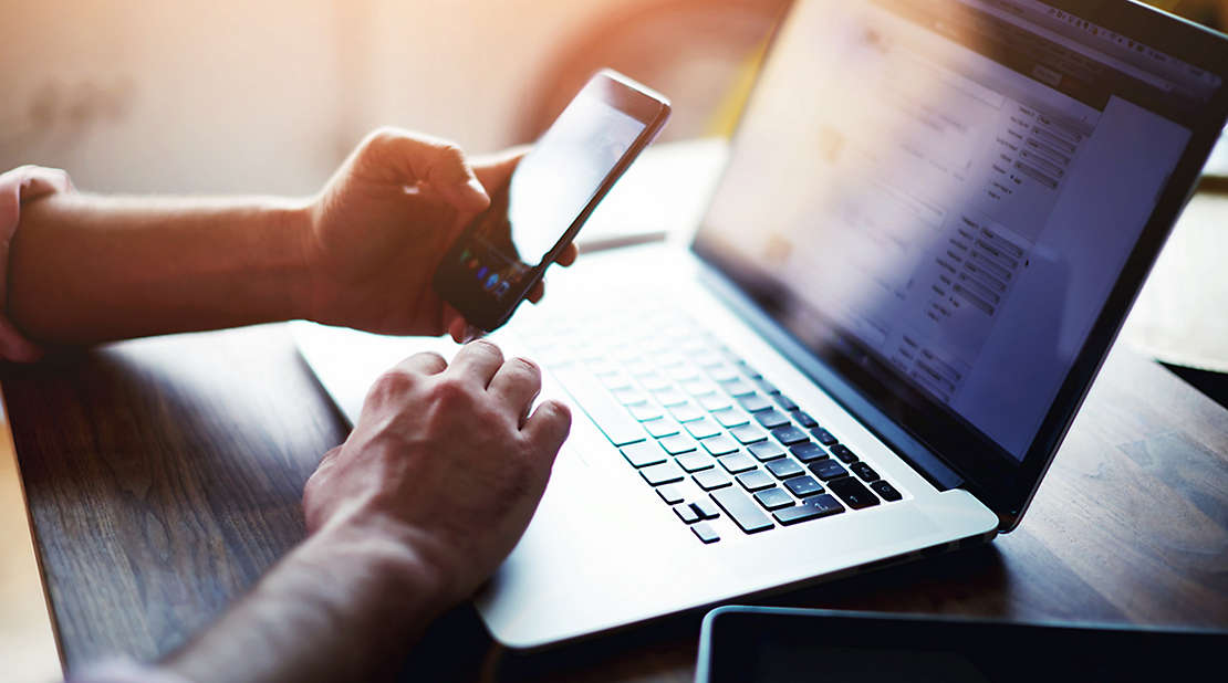 technology, computer, phone