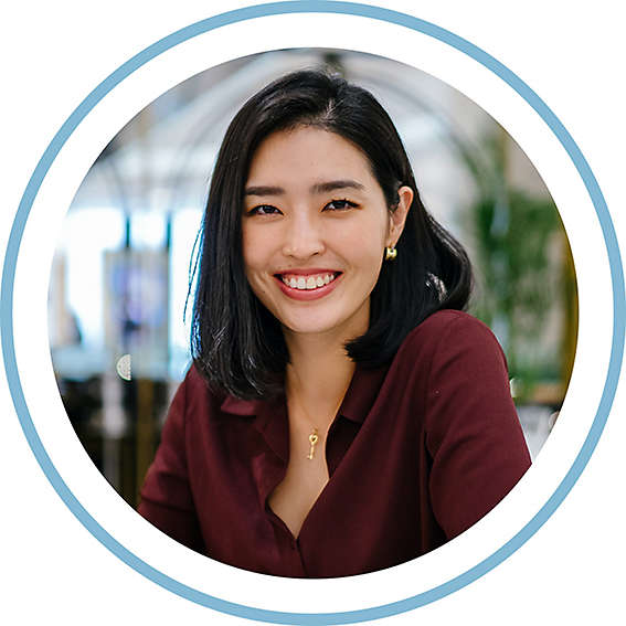 A person smiling