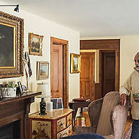 Senior man at home