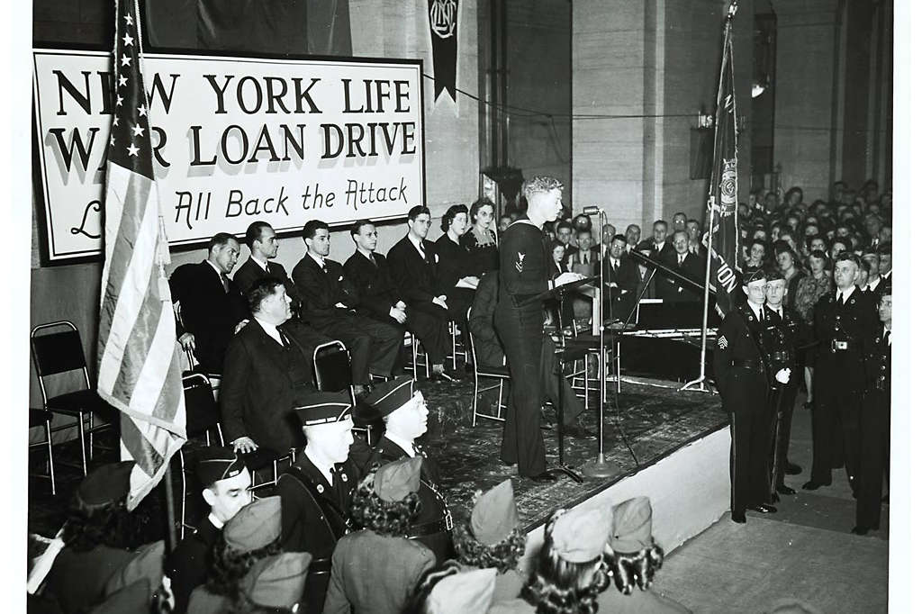New York Life war bond rally during World. War 2