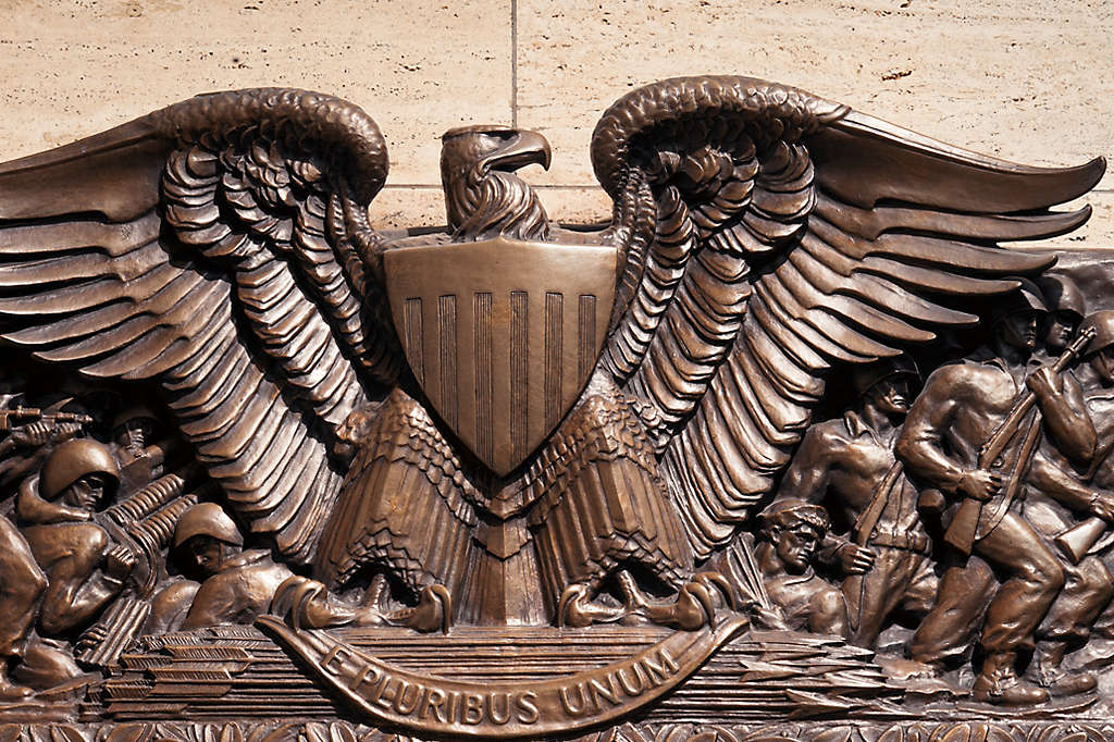eagle detail from nyl building