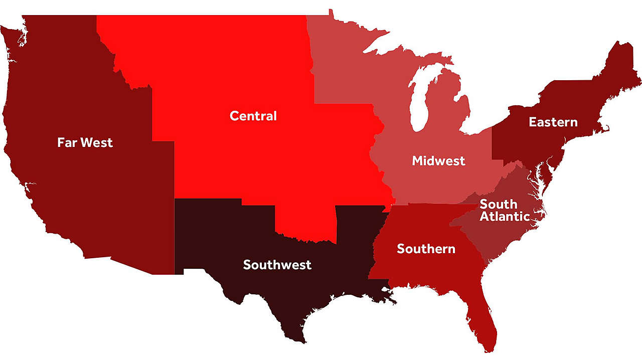 Regional map
