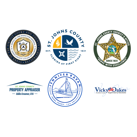 St Johns County Board of Commissioners Logo