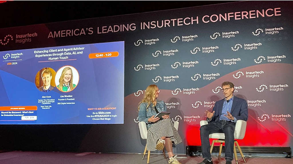 Alex Cook at Insuretech Insights conference