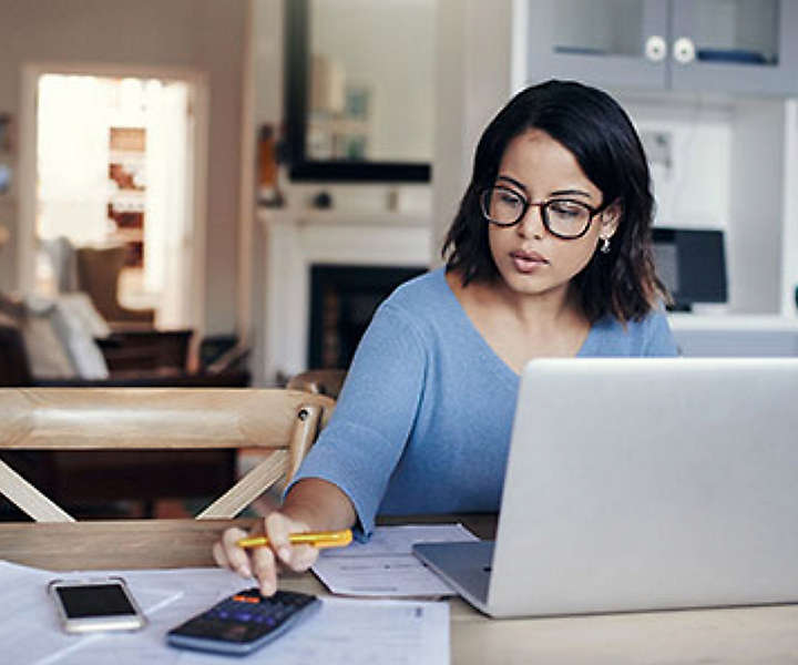 Woman on laptop