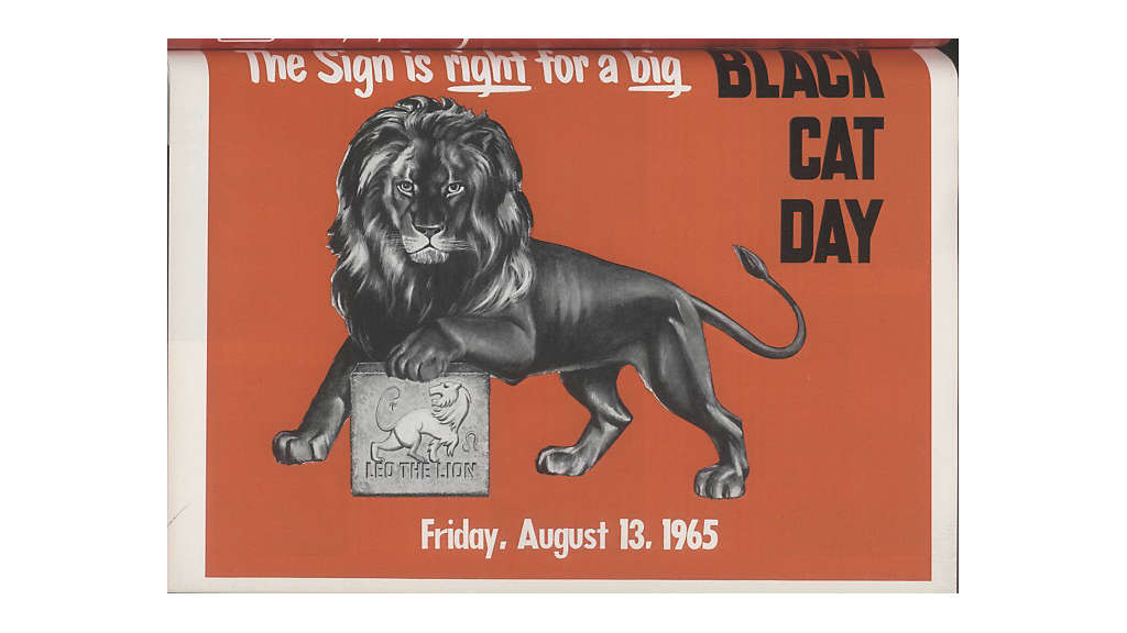 black cat day ad