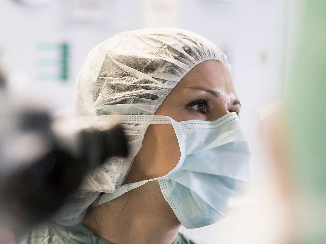 Brave of Heart medical worker.