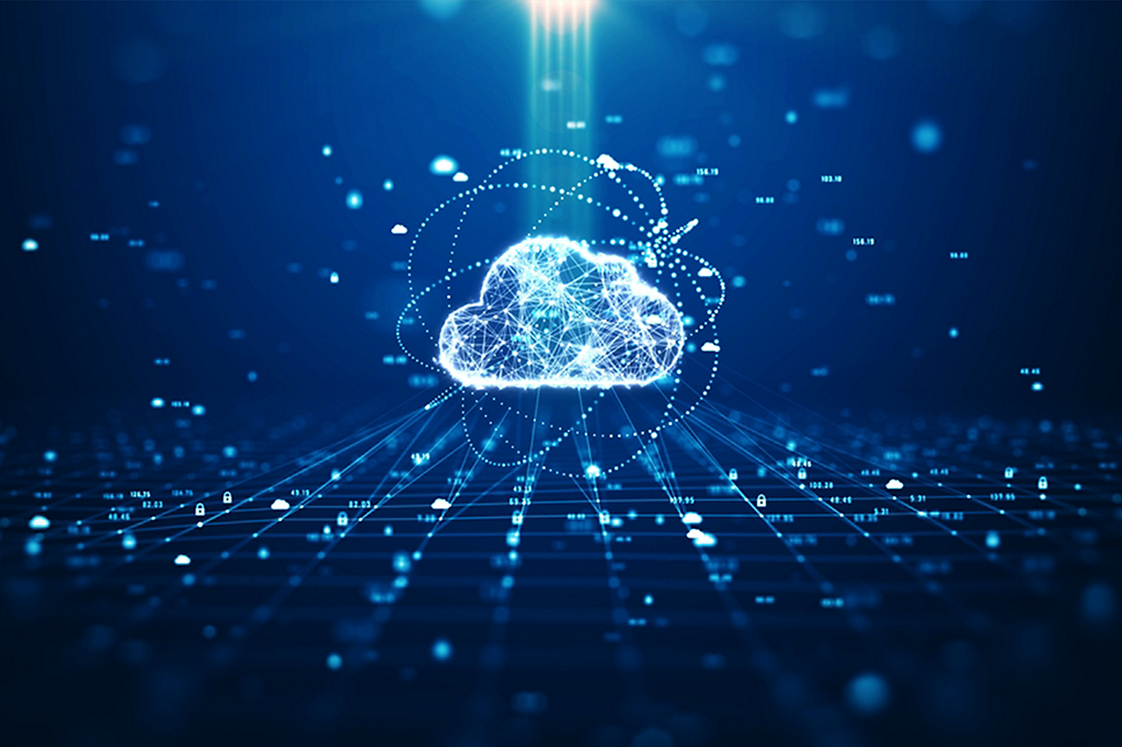 Data cloud graphic