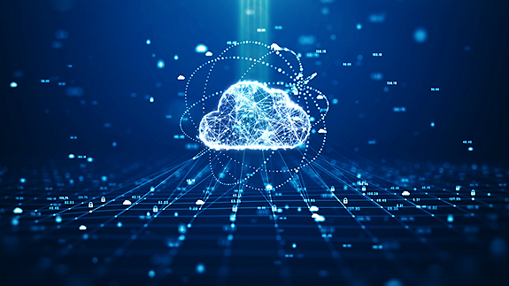 Data cloud graphic