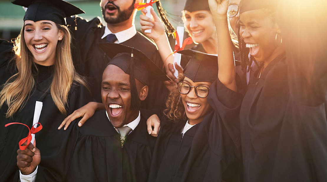 diverse college graduates
