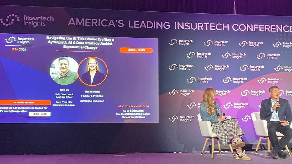Don Vu at Insuretech Insights conference