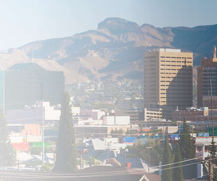 Skyline of greater El Paso