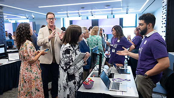 Employees at AI in Action Day