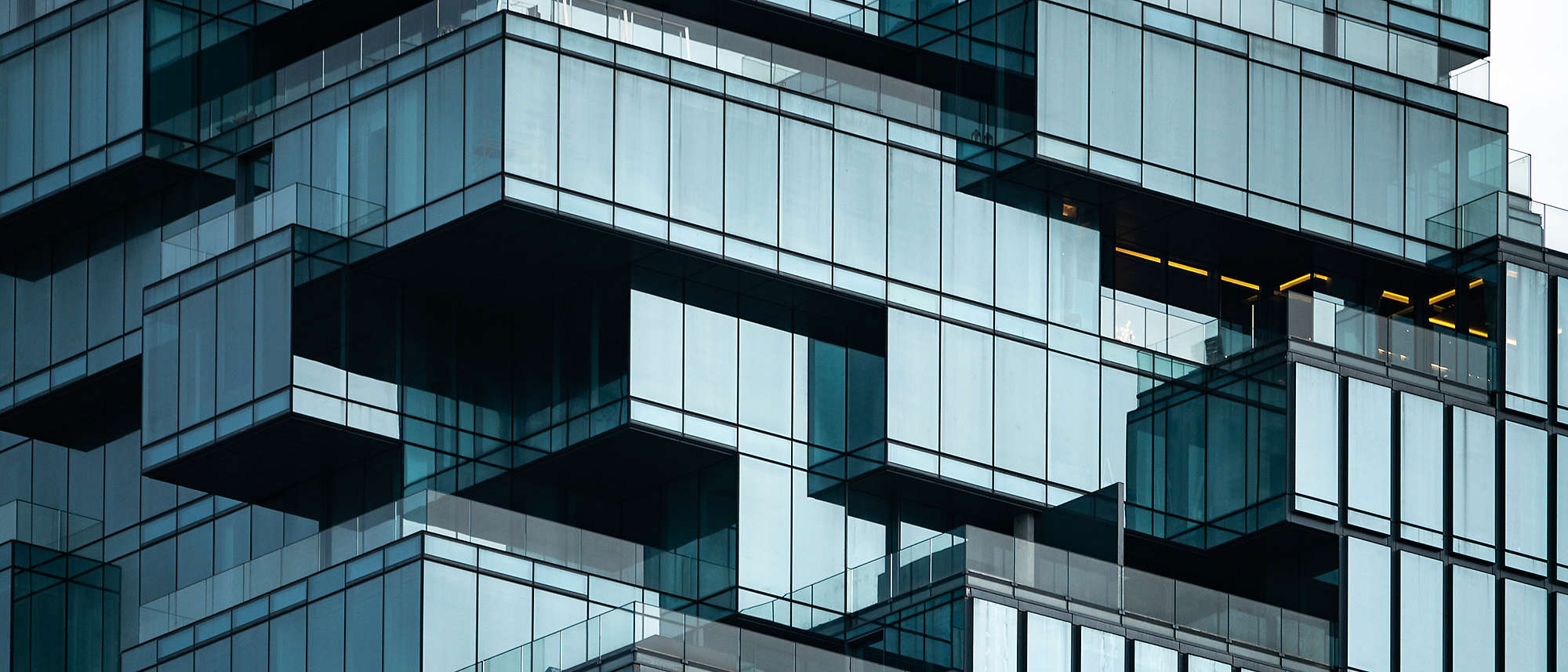 Glass Office Building Banner