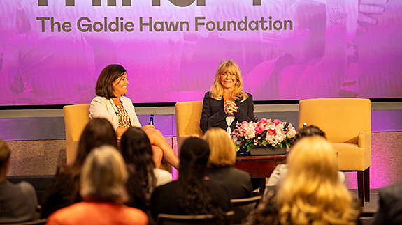 Goldie Hawn at New York Life event