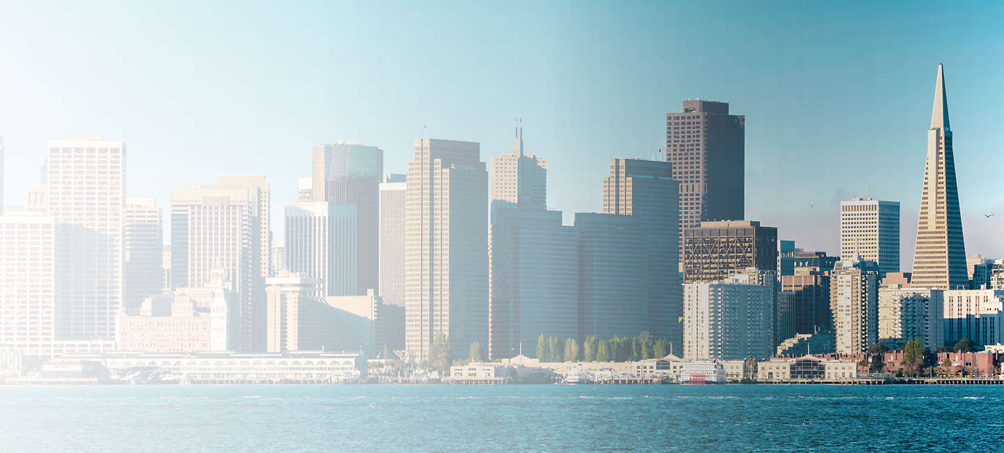 Skyline of greater Greater San Francisco