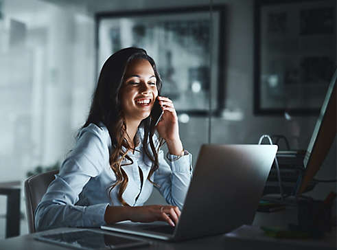 Women on conference call