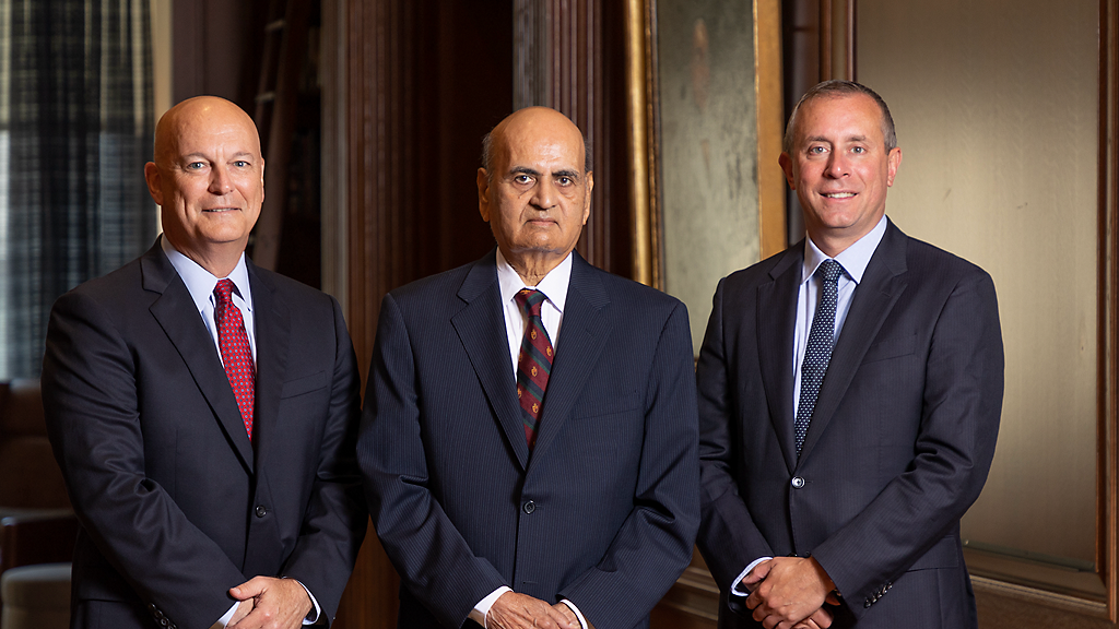 Mark Madgett, Jaydev Patel and Craig DeSanto