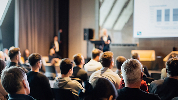 People at a conference