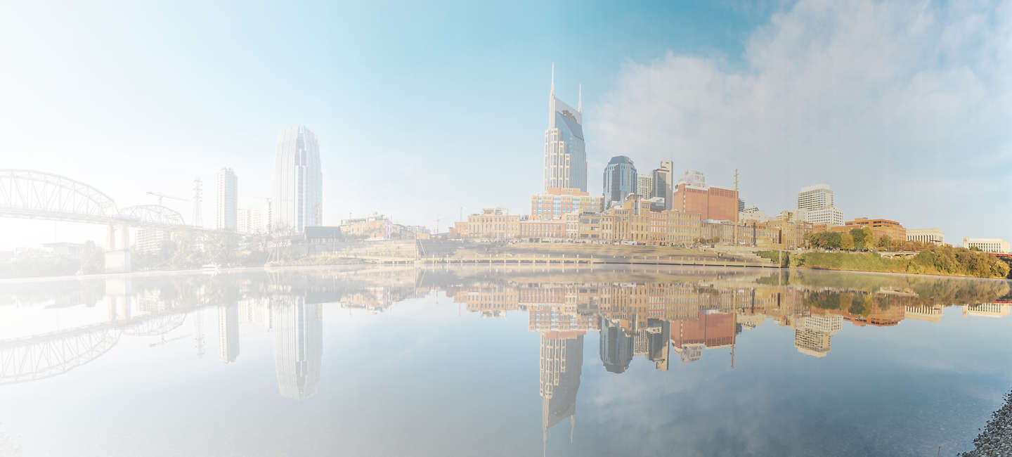 Cityscape of Nashville 