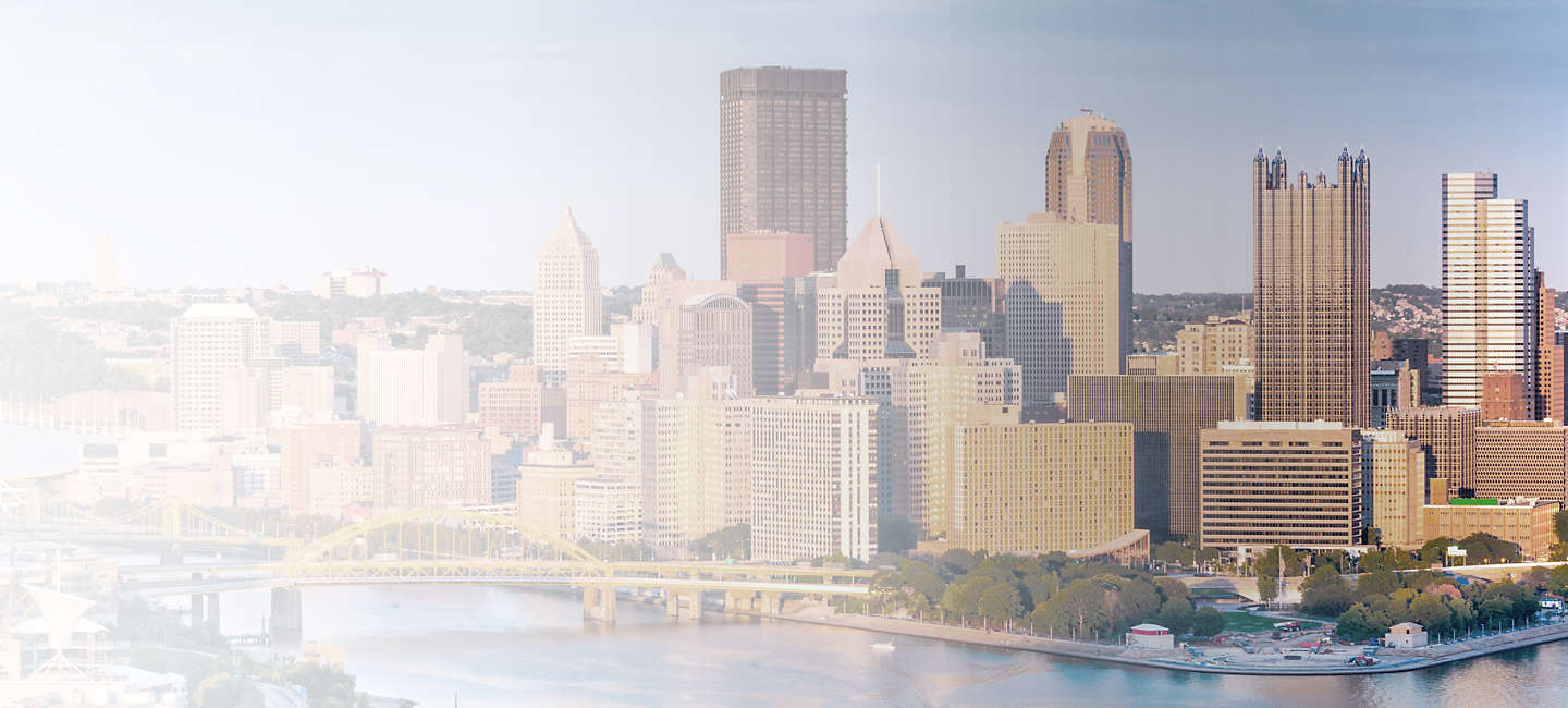 Skyline of greater Pittsburgh-Johnstown