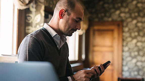 Man on the phone 