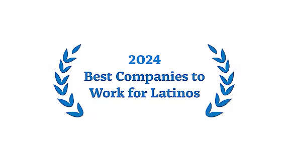 Award for 2024 Best companies to work for Latinos