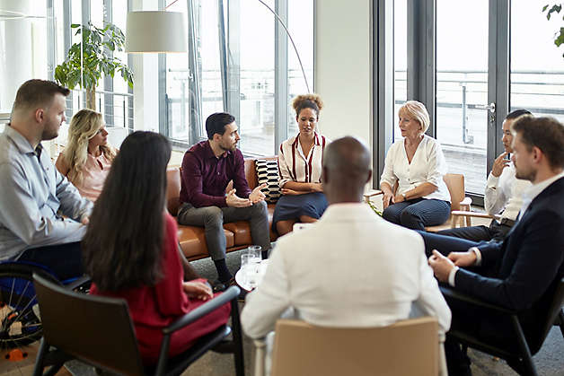 Corporate group discussion