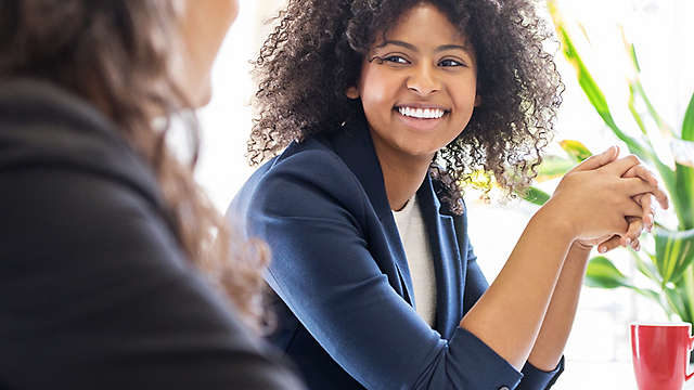 Corporate women meeting