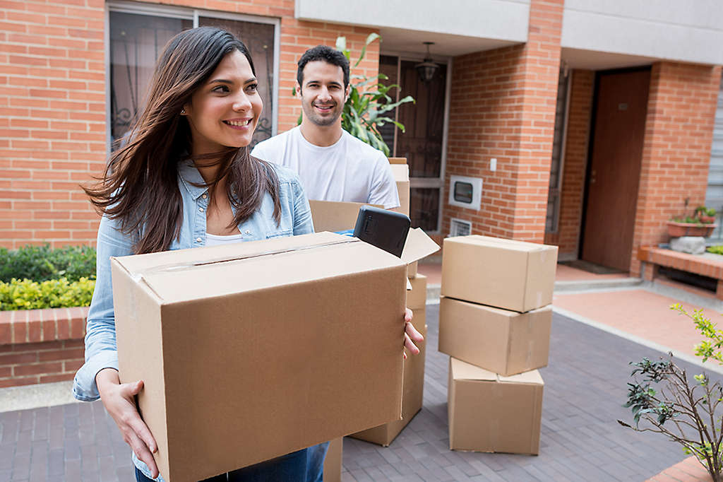 Couple moving in together