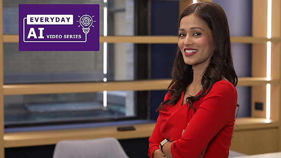 Portrait of New York Life's, Amrita Tiwari, titled Everyday AI