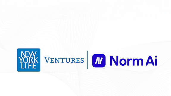 New York Life Ventures and Norm AI logos together