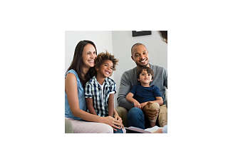 family having a meeting with financial advisor